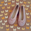 Clarys Girls Gold Suede Ballerina Clarys Girls Gold Suede Ballerina