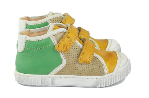 Ocra Boys Green & Yellow Hightop