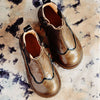 Ocra Girls Bronze Leather Boot Ocra Girls Bronze Leather Boot