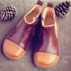 Ocra Boys Brown & Yellow Chelsea Boot Ocra Boys Brown & Yellow Chelsea Boot