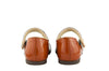 Manuela de Juan Girls Chestnut Brown Mary Jane Manuela de Juan Girls Chestnut Brown Mary Jane