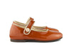 Manuela de Juan Girls Chestnut Brown Mary Jane Manuela de Juan Girls Chestnut Brown Mary Jane