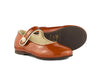 Manuela de Juan Girls Chestnut Brown Mary Jane Manuela de Juan Girls Chestnut Brown Mary Jane