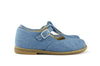 Manuela de Juan Light Blue Denim T-Bar Manuela de Juan Light Blue Denim T-Bar
