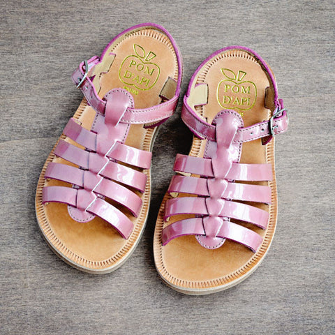 Pom d'Api Girls Pink Sandal