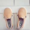 Eli1957 Girls Canvas Shoe with Bronze Piping Eli1957 Girls Canvas Shoe with Bronze Piping