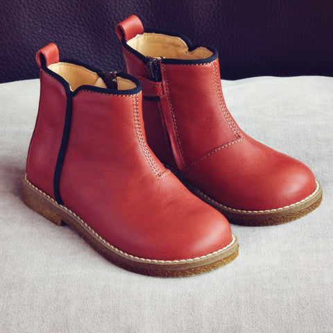 Ocra Girls Burnt Orange Chelsea Boot