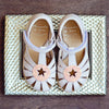 Manuela de Juan Girls Light Pink Sandal with Sparkly Star Manuela de Juan Girls Light Pink Sandal with Sparkly Star