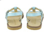 Clarys Girls Light Blue & Silver Bow Sandal Clarys Girls Light Blue & Silver Bow Sandal