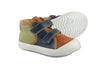 Ocra Boys Brown, Green & Navy Hightop Ocra Boys Brown, Green & Navy Hightop