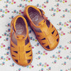 Pom d'Api Unisex Honey Brown Sandal with Buckle Pom d'Api Unisex Honey Brown Sandal with Buckle