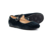 Manuela de Juan Girls Charcoal Grey Velvet Mary Jane Manuela de Juan Girls Charcoal Grey Velvet Mary Jane