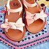 PèPè Girls Pink Nappa Sandal PèPè Girls Pink Nappa Sandal