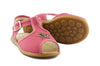 PèPè Pink Linen Sandal with Glitter Star PèPè Pink Linen Sandal with Glitter Star