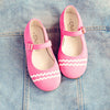 Crios Girls Pink Suede Mary Jane Crios Girls Pink Suede Mary Jane