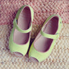 Manuela de Juan Girls Peep Toe Yellow Sandal Manuela de Juan Girls Peep Toe Yellow Sandal