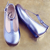 Eli1957 Eli Girls Silver Metal T-Bar Eli1957 Eli Girls Silver Metal T-Bar