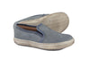 PèPè Boys Blue Leather Canvas Shoe PèPè Boys Blue Leather Canvas Shoe