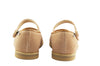 Manuela de Juan Girls Peep Toe Tan Sandal Manuela de Juan Girls Peep Toe Tan Sandal