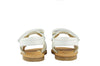 Zecchino Girls White Sandal with Silver Heart